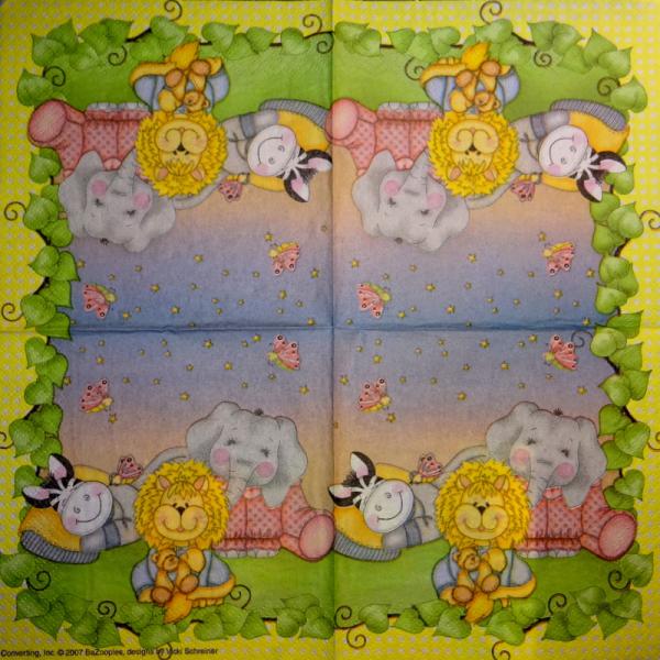 120 Animals Africa: Divers - 3-ply - Vicki Schreiner 2007 - CS